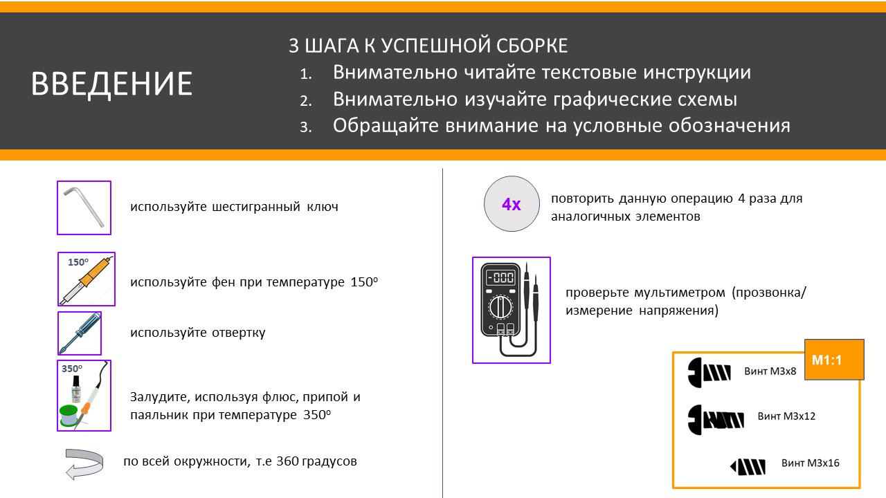 Условные обозначения