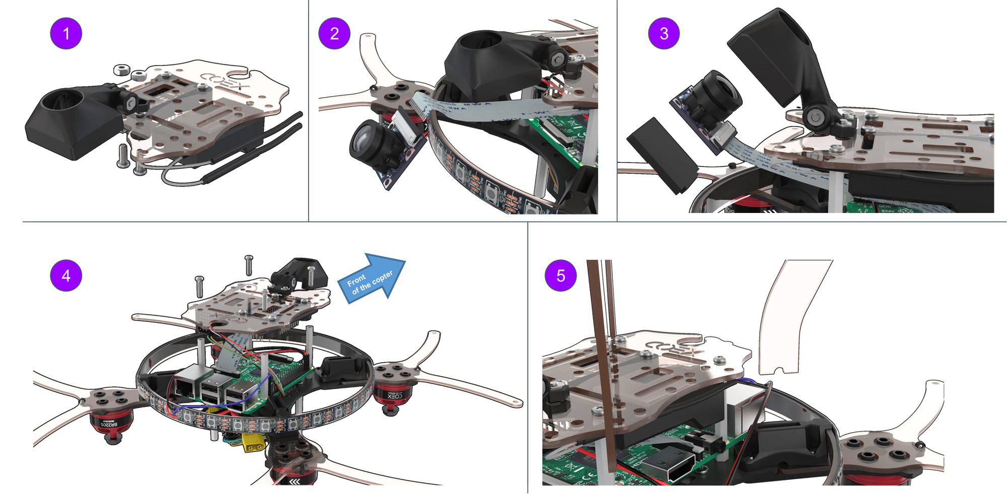 Mounting the RPi camera