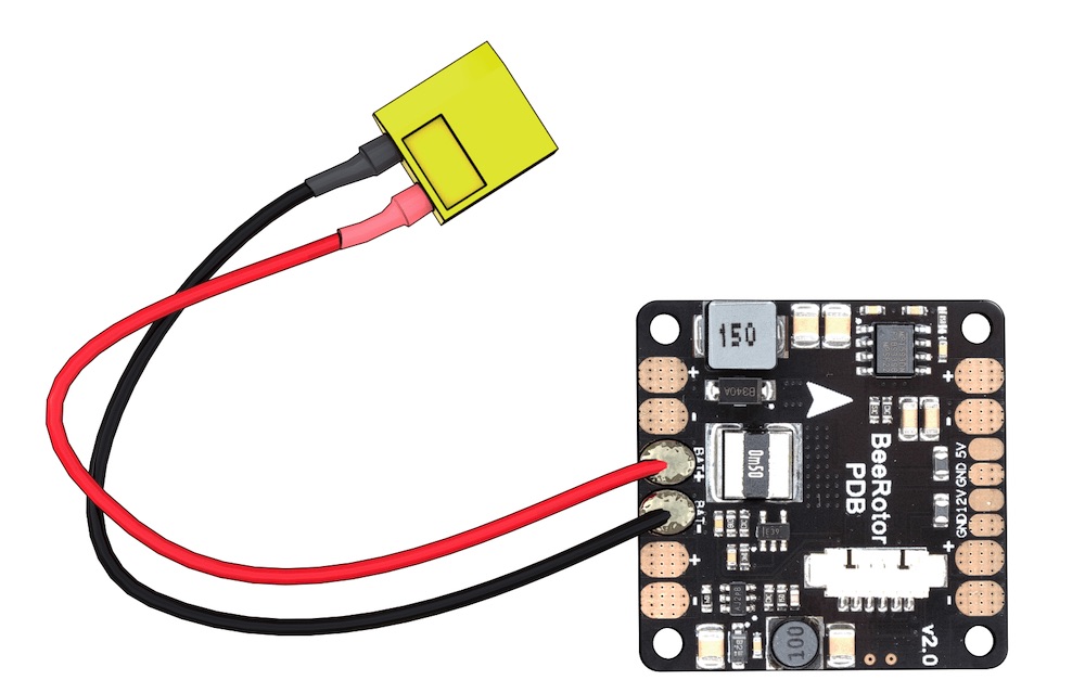 Пайка XT60 на PDB